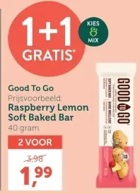 Promotie: Raspberry Lemon Soft Baked Bar