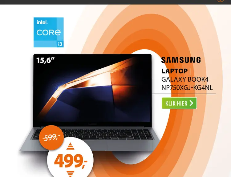 Aanbieding: Samsung Galaxy Book4 NP750XGJ-KG4NL