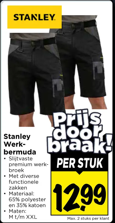 Aanbieding: Werk-bermuda