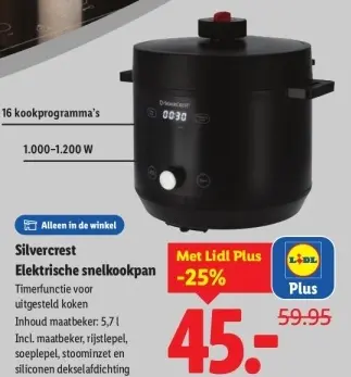 Aanbieding: Elektrische snelkookpan