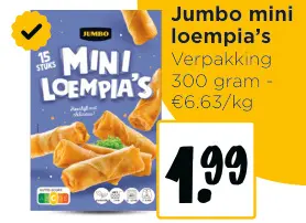 Promotie: Mini loempia's
