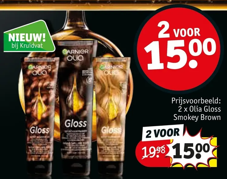 Promotie: Olia Gloss Getint Haarmasker