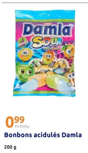 Offre: Bonbons acidulés