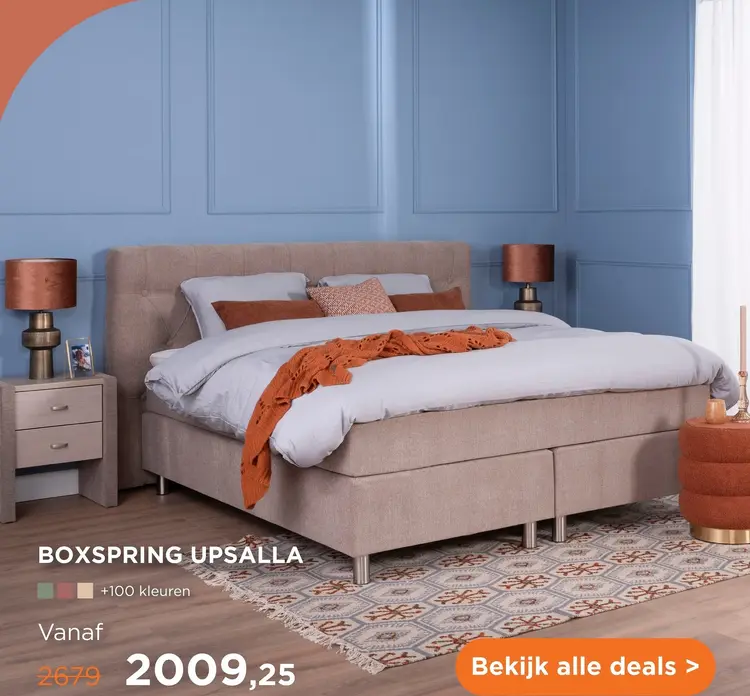 Aanbieding: Boxspring Upsalla