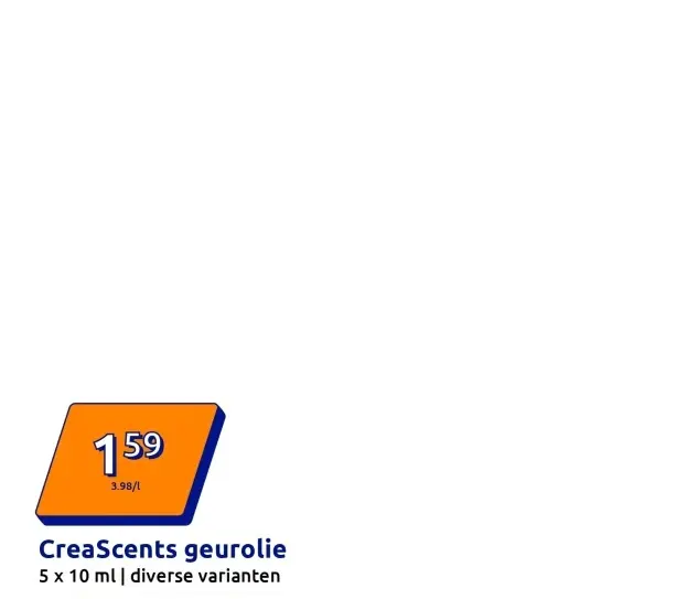 Aanbieding: CreaScents geurolie