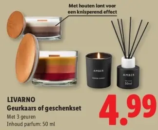 Aanbieding: Geurkaars of geschenkset