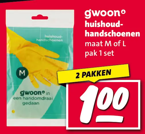 Aanbieding: huishoud-handschoenen