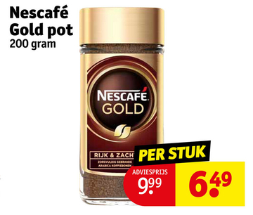 Aanbieding: Nescafé Gold pot