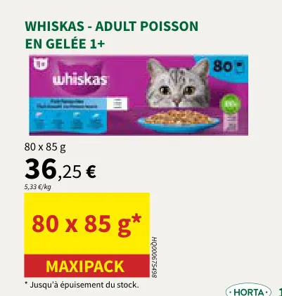 Offre: Adult poisson en gelée 1+