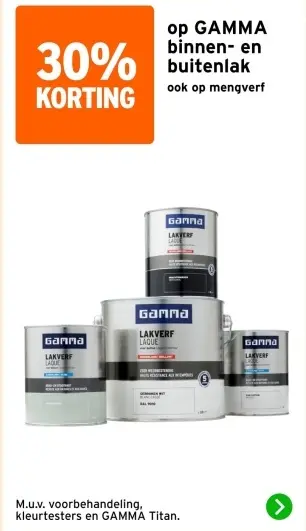 Aanbieding: GAMMA binnen- en buitenlak