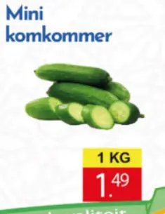 Aanbieding: Mini komkommer