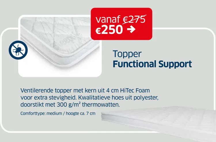 Promotie: Topper Functional Support