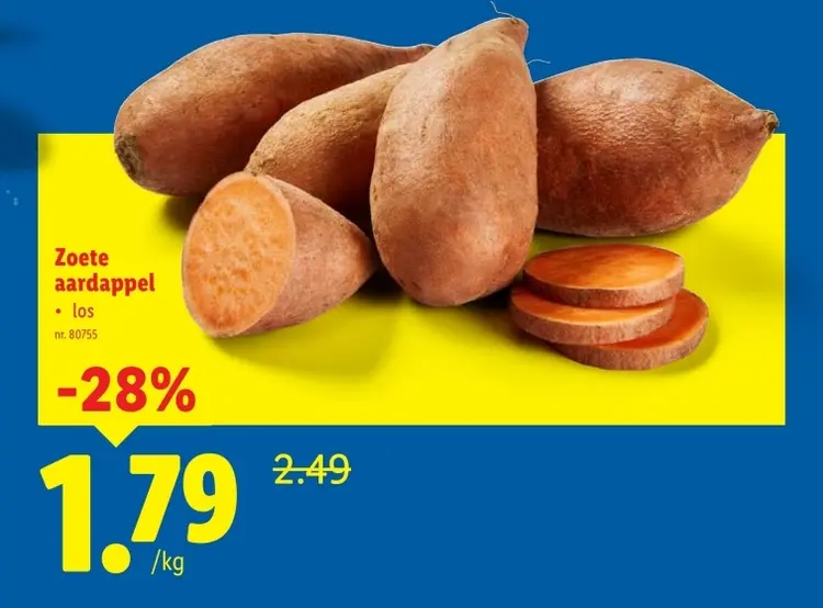 Promotie: Zoete aardappel