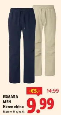 Aanbieding: Heren chino