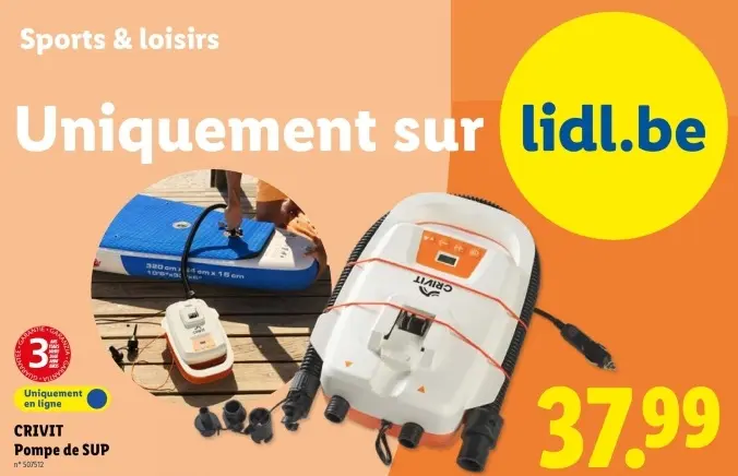 Offre: Pompe de SUP