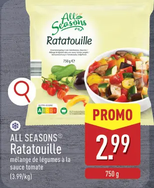 Offre: ALL SEASONS® Ratatouille