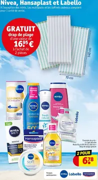 Offre: Gel douche Waterlily & Oil Nivea 250 ml + dra