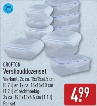 Aanbieding: Vershouddozenset