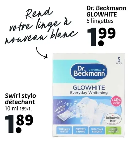 Offre: Dr. Beckmann Glowhite