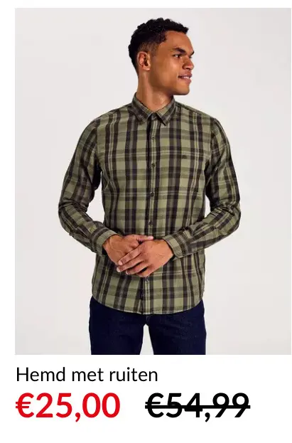 Promotie: Hemd met ruiten