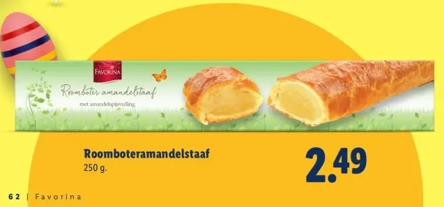 Aanbieding: Roomboteramandelstaaf