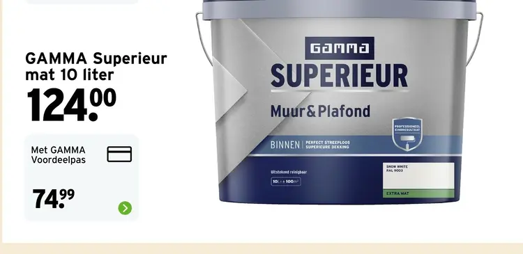 Aanbieding: Superieur mat