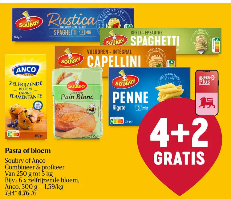 Promotie: Pasta of bloem