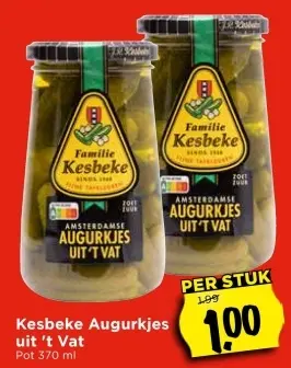 Aanbieding: Augurkjes uit 't Vat