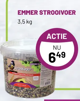 Aanbieding: Emmer strooivoer