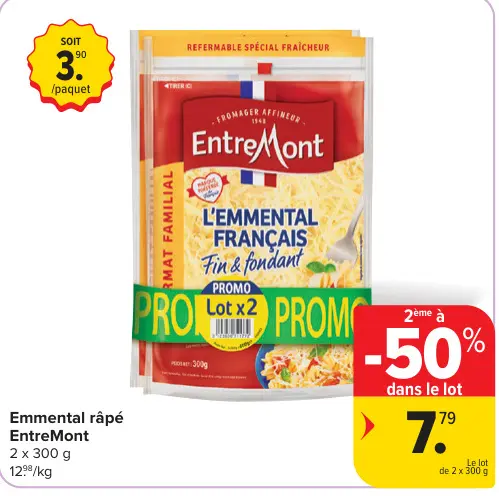 Offre: Emmental râpé