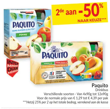 Promotie: Paquito Drinkbus