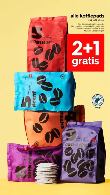 Promotie: Koffiepads