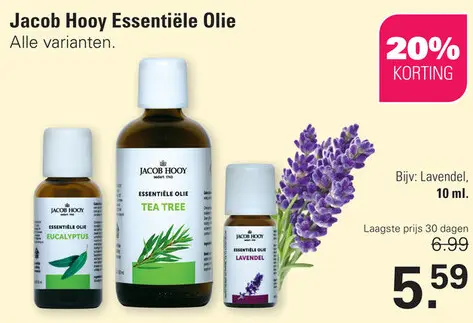 Aanbieding: Jacob Hooy Essentiële Olie