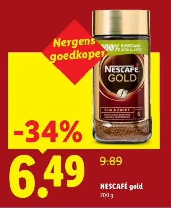 Aanbieding: NESCAFÉ gold