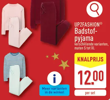 Promotie: Badstofpyjama