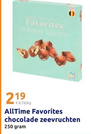 Aanbieding: AllTime Favorites chocolade zeevruchten