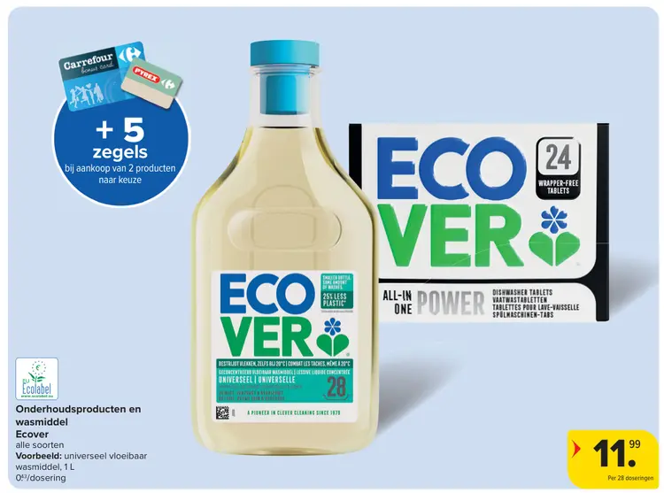 Promotie: Onderhoudsproducten en wasmiddel