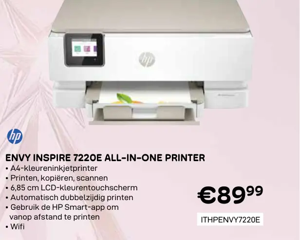Promotie: Envy inspire 7220e all-in-one printer
