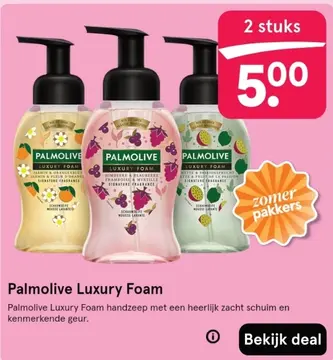Aanbieding: Palmolive Luxury Foam