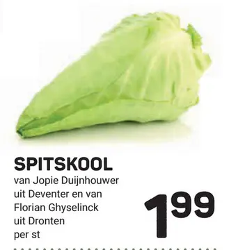 Aanbieding: Spitskool