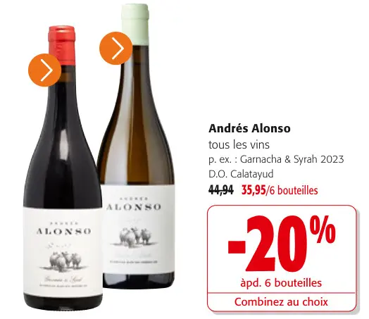 Offre: Andrés Alonso tous les vins