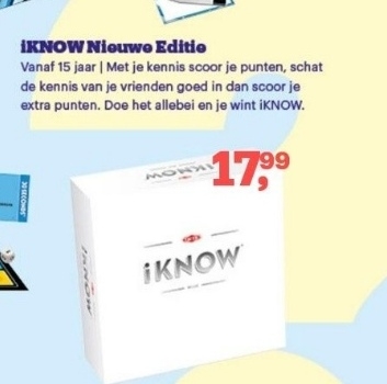 Aanbieding: Tactic iKNOW Nieuwe Editie - trivia bordspel