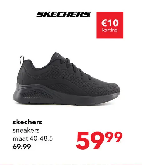 Aanbieding: Skechers Uno Lite heren sneakers zwart