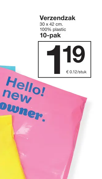 Aanbieding: Verzendzak