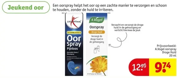 Aanbieding: Tegen jeukend oor