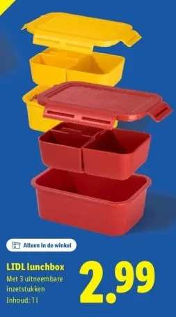 Aanbieding: LIDL lunchbox