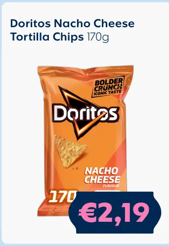 Aanbieding: Nacho Cheese Tortilla Chips