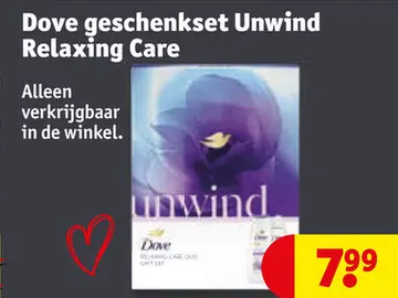 Aanbieding: Dove geschenkset Unwind Relaxing Care