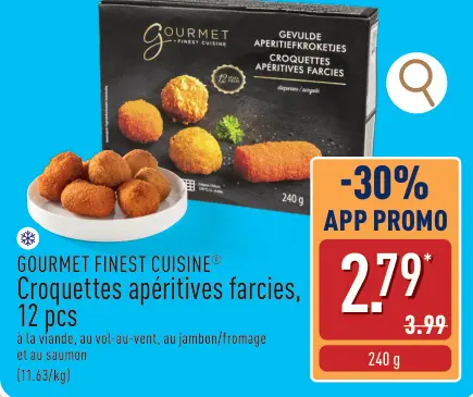 Offre: Croquettes apéritives farcies
