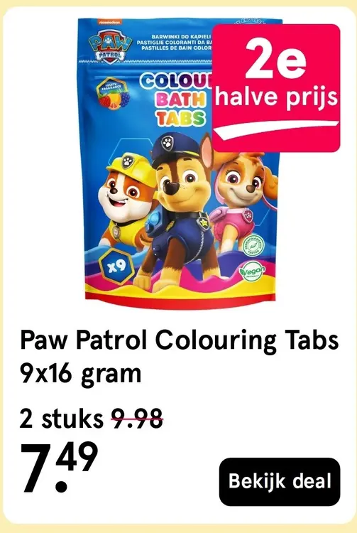 Aanbieding: Paw Patrol Colouring Tabs